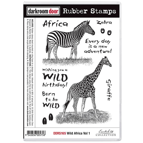 Rubber Stamp Set - Wild Africa Vol 1
