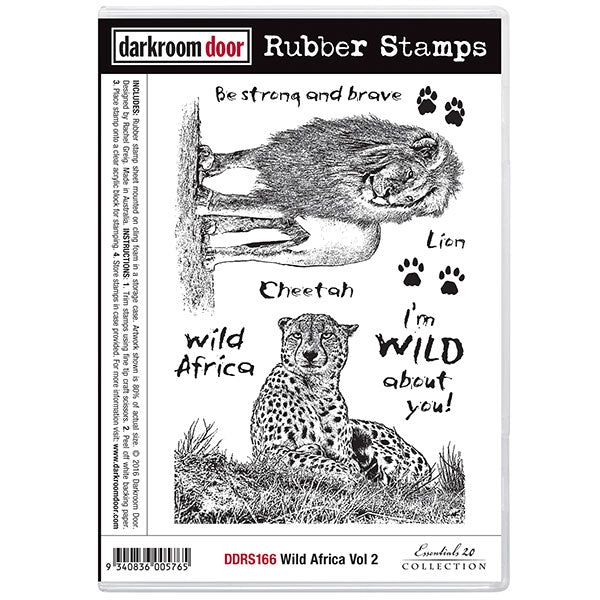 Rubber Stamp Set - Wild Africa Vol 2