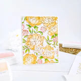 Pinkfresh Studio Stencils - Peony Print Layering