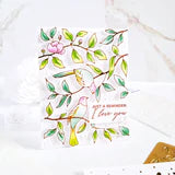 Pinkfresh Studio Hot Foil Plate - Songbirds On Branches