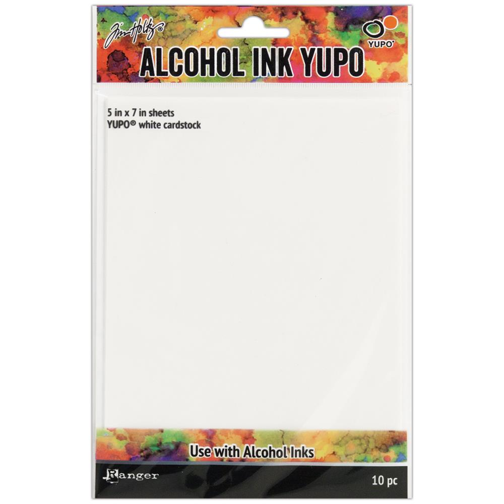 Tim Holtz Alcohol Ink Yupo Paper 10 Sheets - White