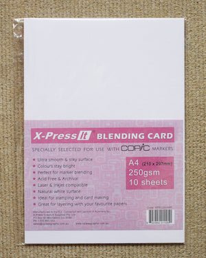 A4 X-Press It - Blending Card - 10pcs - Crafty Divas