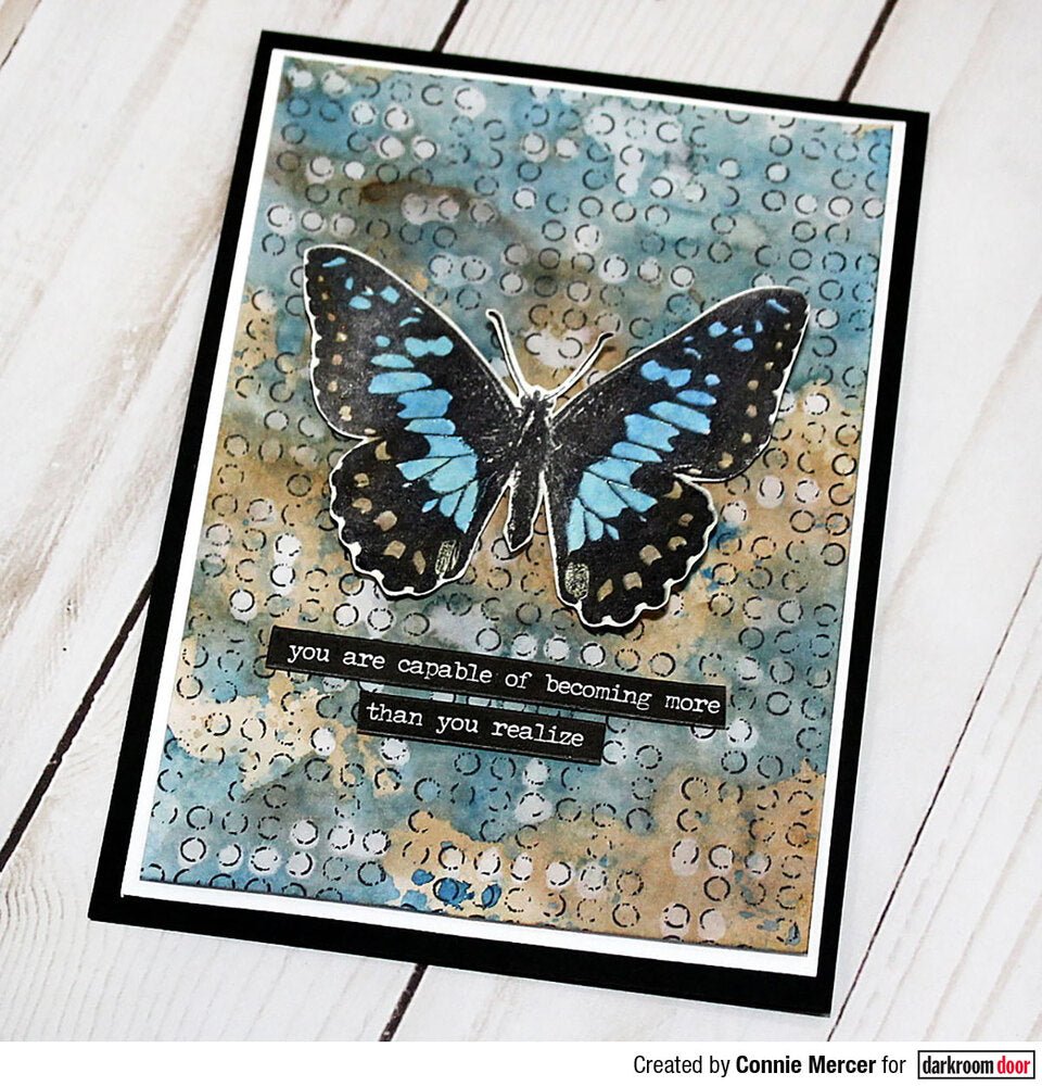 Abstract Stamp - Faded Circles - Crafty Divas