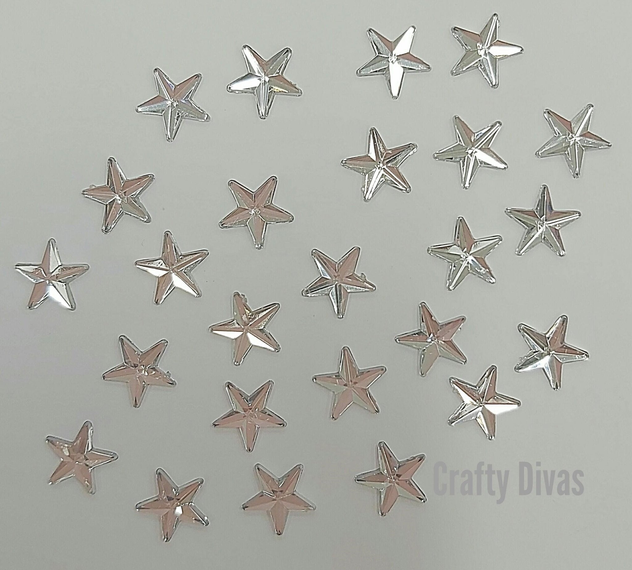 Acrylic Rhinestone Flatback Stars - Crafty Divas