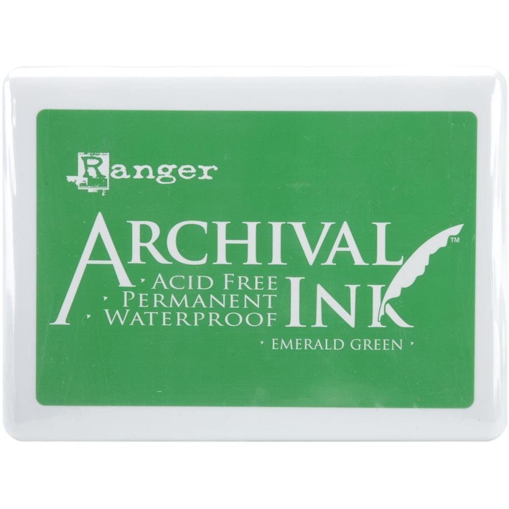Archival Ink Jumbo Ink Pad - Emerald Green - Crafty Divas