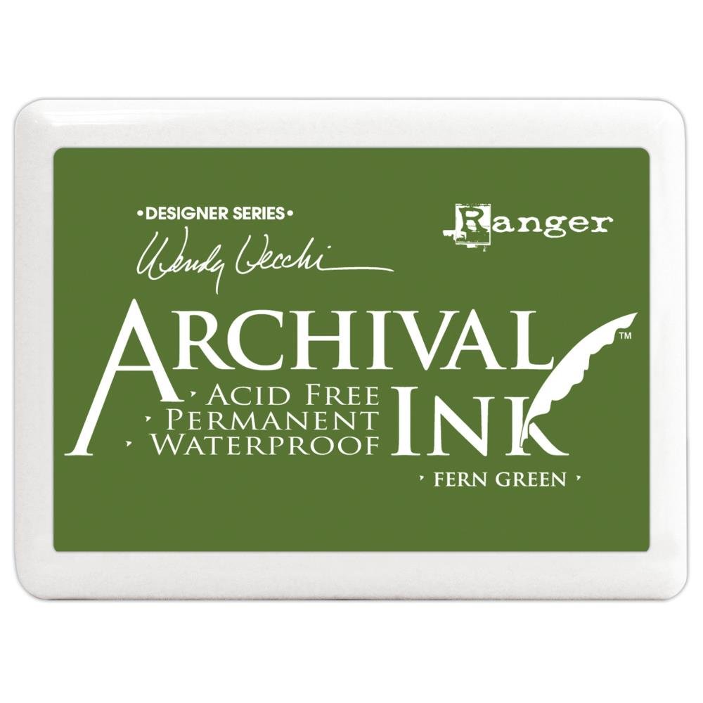 Archival Ink Jumbo Ink Pad - Fern Green - Crafty Divas