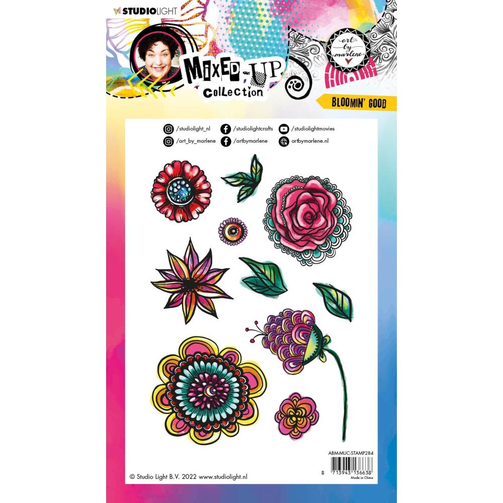 Art By Marlene Mixed-Up Clear Stamps - Nr. 284. Blooming Good - Crafty Divas