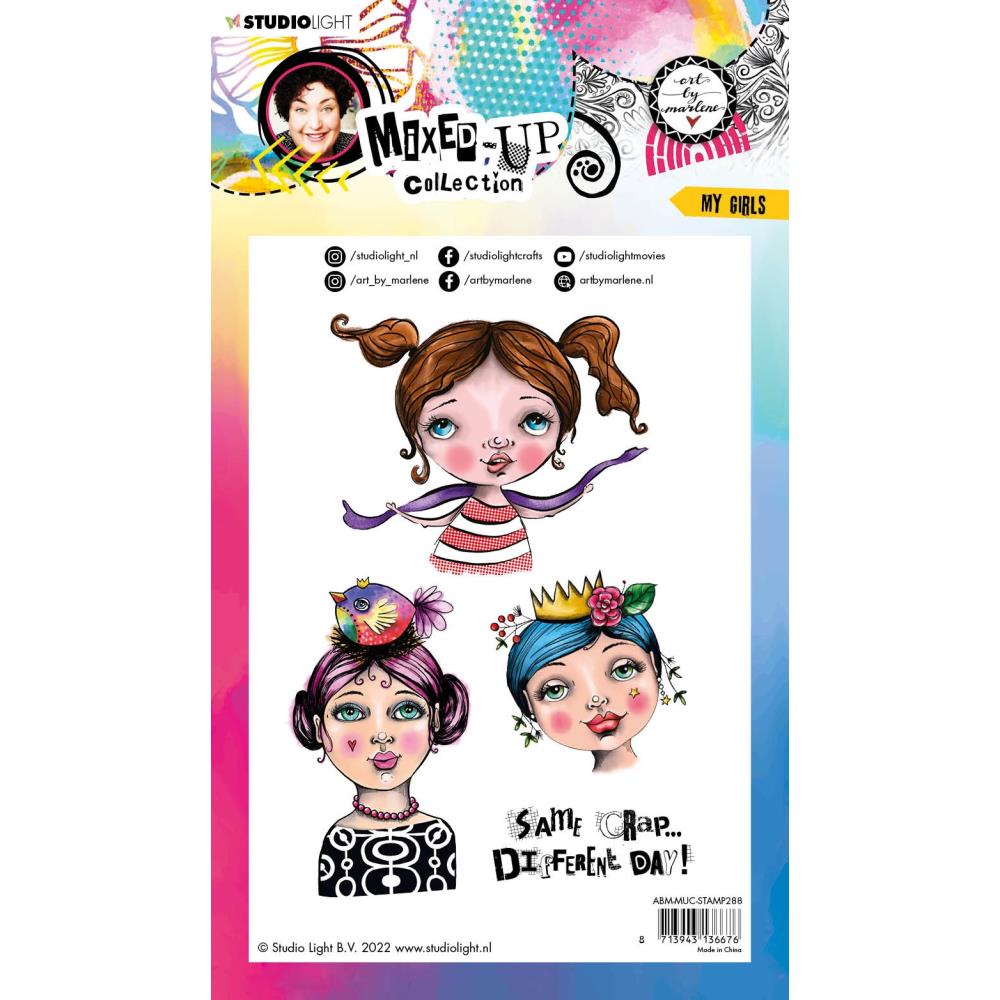 Art By Marlene Mixed-Up Clear Stamps - Nr. 288 My Girls - Crafty Divas