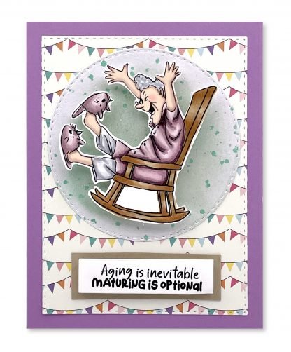 Art Impressions Laugh Lines Clear Stamp - Rock On - Crafty Divas