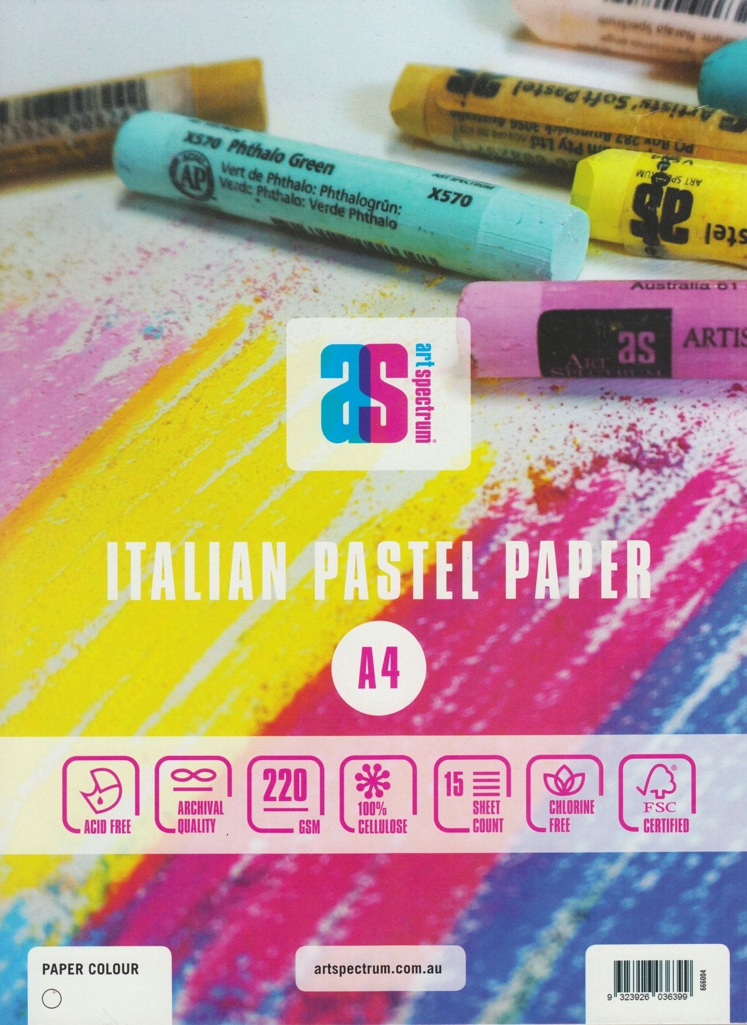 Art Spectrum Italian Pastel Pad - A4 White - Crafty Divas