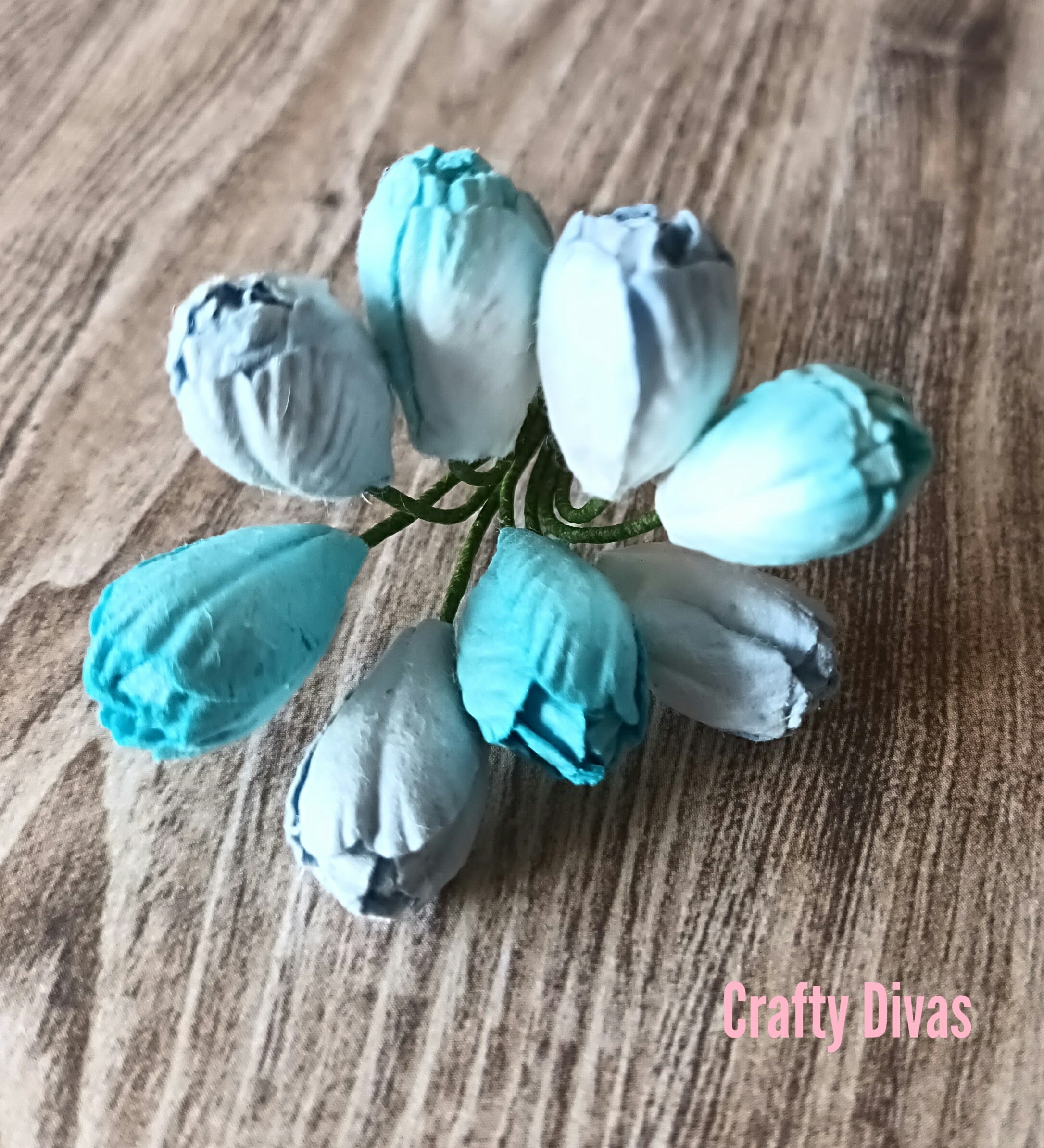 Mulberry Tulips - Shades of Blue