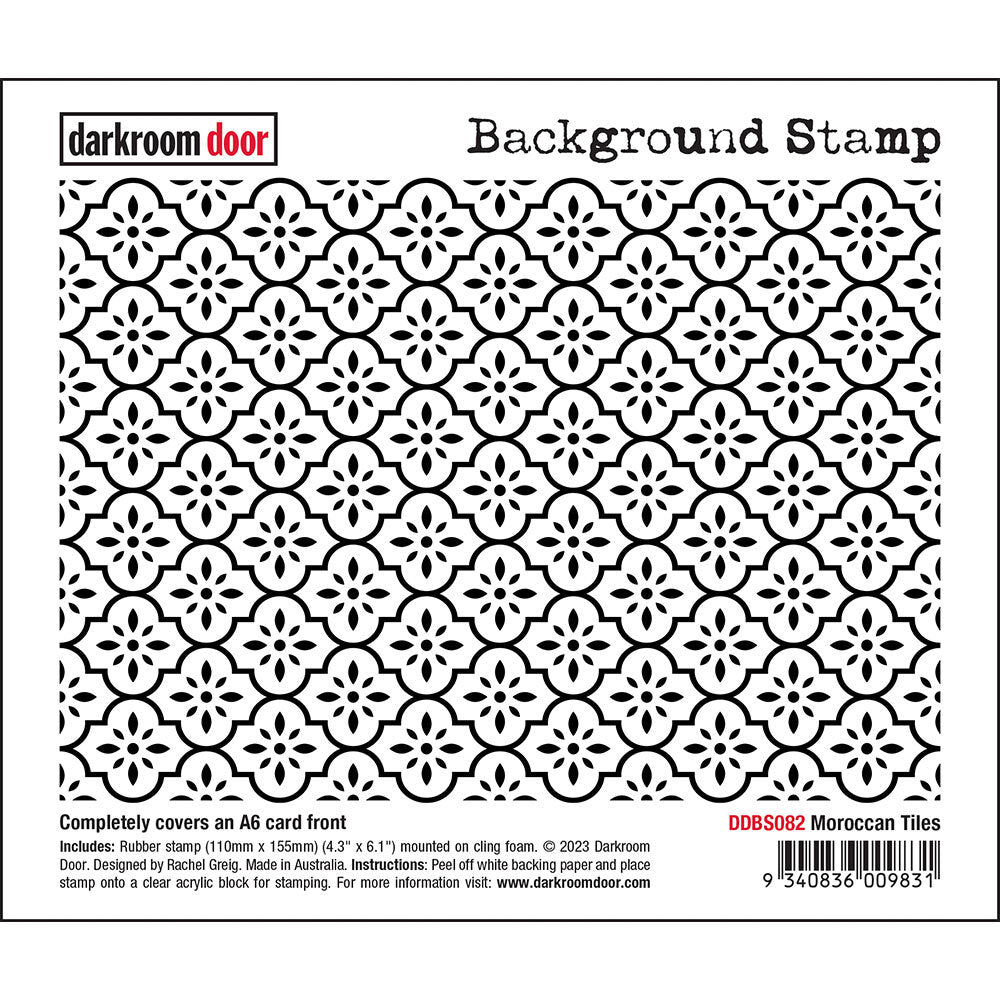 Background Stamp - Moroccan Tiles - Crafty Divas