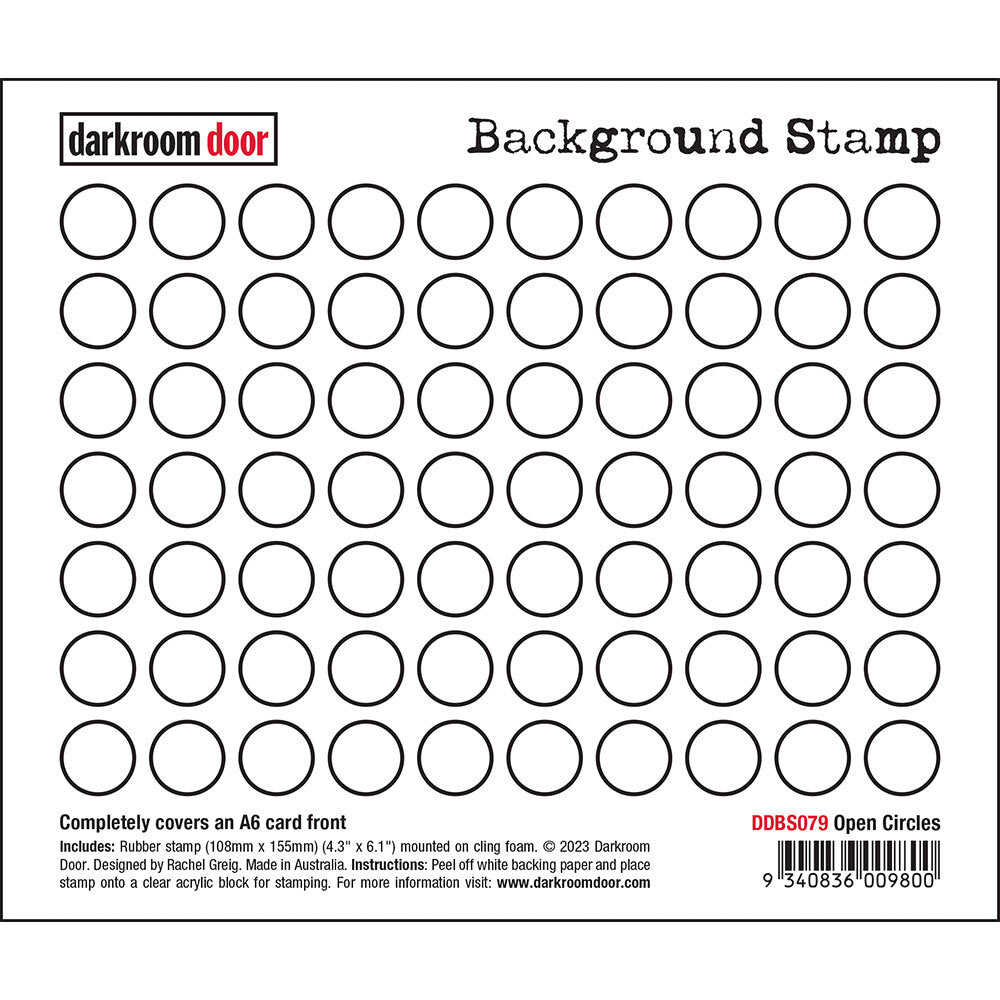 Background Stamp - Open Circles - Crafty Divas