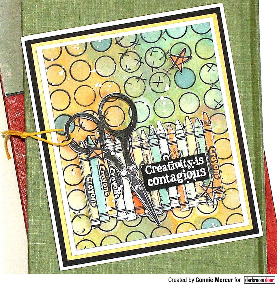 Background Stamp - Open Circles - Crafty Divas