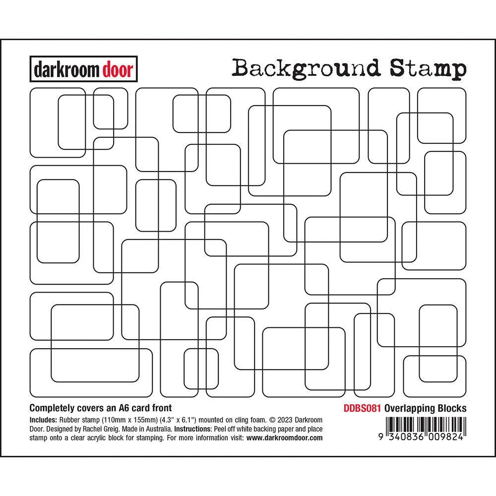 Background Stamp - Overlapping Blocks - Crafty Divas
