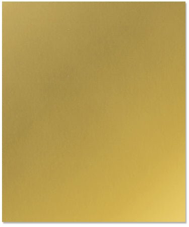 Bazzill Metallic Cardstock 8.5x11- Matte Gold Foil - Crafty Divas