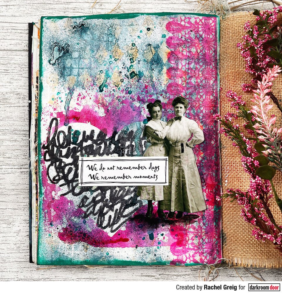 Border Stamp - Loopy Lace - Crafty Divas