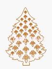 Chipboard Shapes - Christmas Tree Small - Crafty Divas