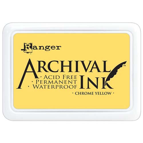 Ranger Archival Ink Pad - Chrome Yellow