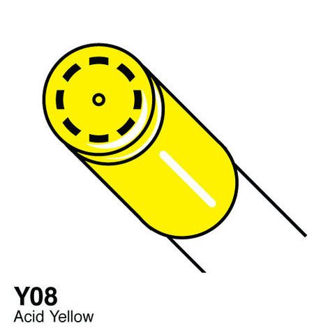 Copic Ciao Y08 Acid Yellow - Crafty Divas