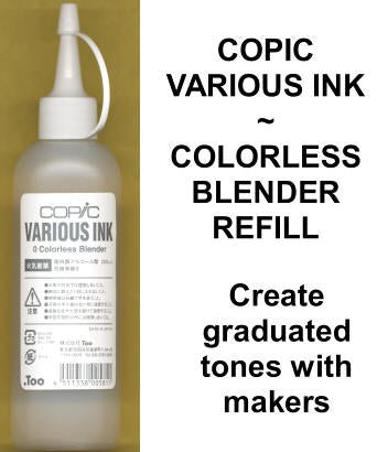 Copic Ink Colourless Blender 0 200ml - Crafty Divas