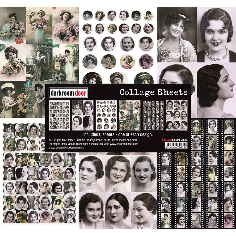 Copy of Collage Sheets - Elegant Ladies - Crafty Divas