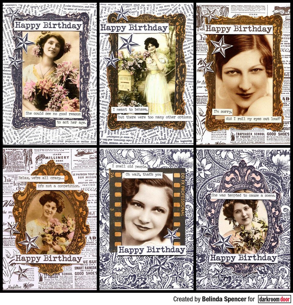 Copy of Collage Sheets - Elegant Ladies - Crafty Divas