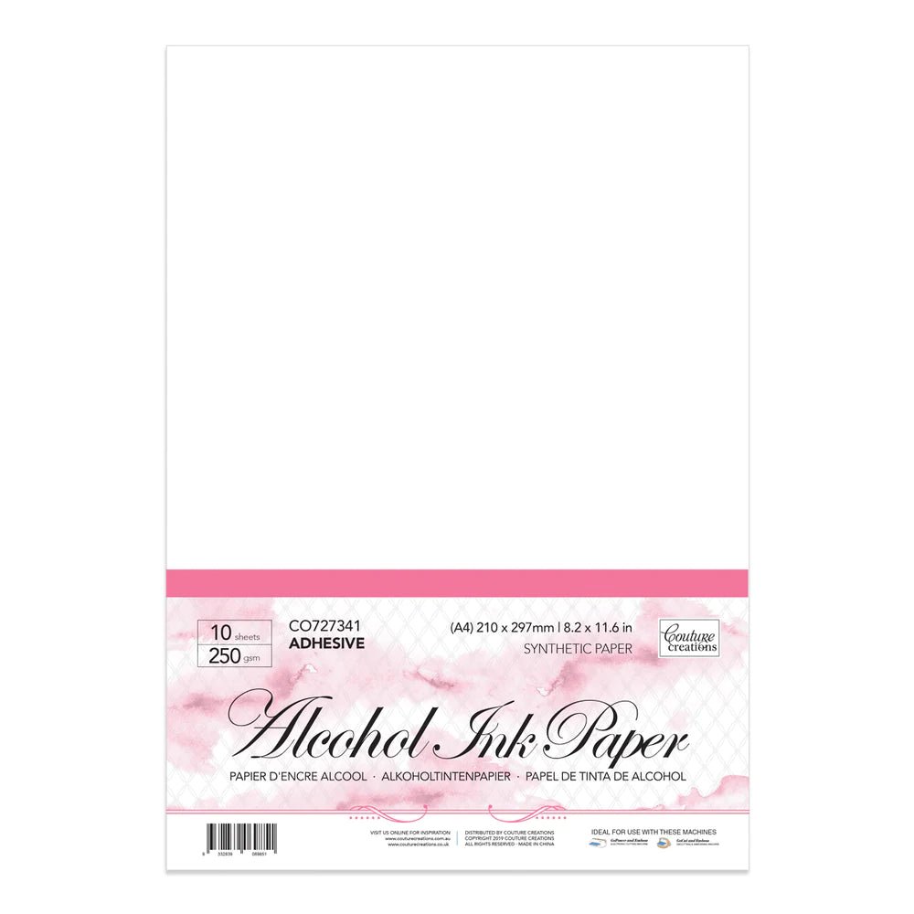 Couture Creations Synthetic Paper - White A4 250gsm 10pk - Crafty Divas
