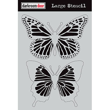 Darkroom Door Large Stencil - Butterflies - Crafty Divas