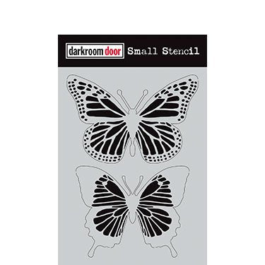 Darkroom Door Small Stencil - Butterflies - Crafty Divas