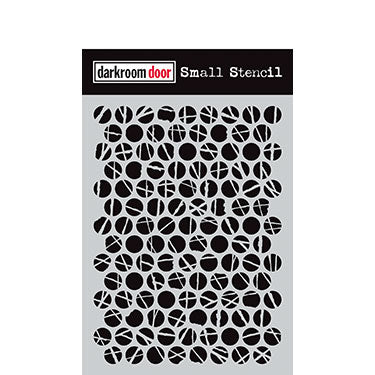 Darkroom Door Small Stencil - Polka Dots - Crafty Divas