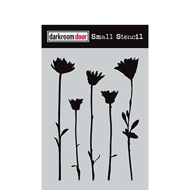 Darkroom Door Small Stencil - Wildflowers - Crafty Divas