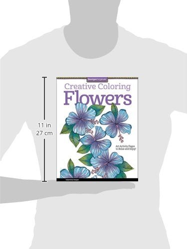 Design Originals Colouring Book - Creative Coloring Flowers - Crafty Divas