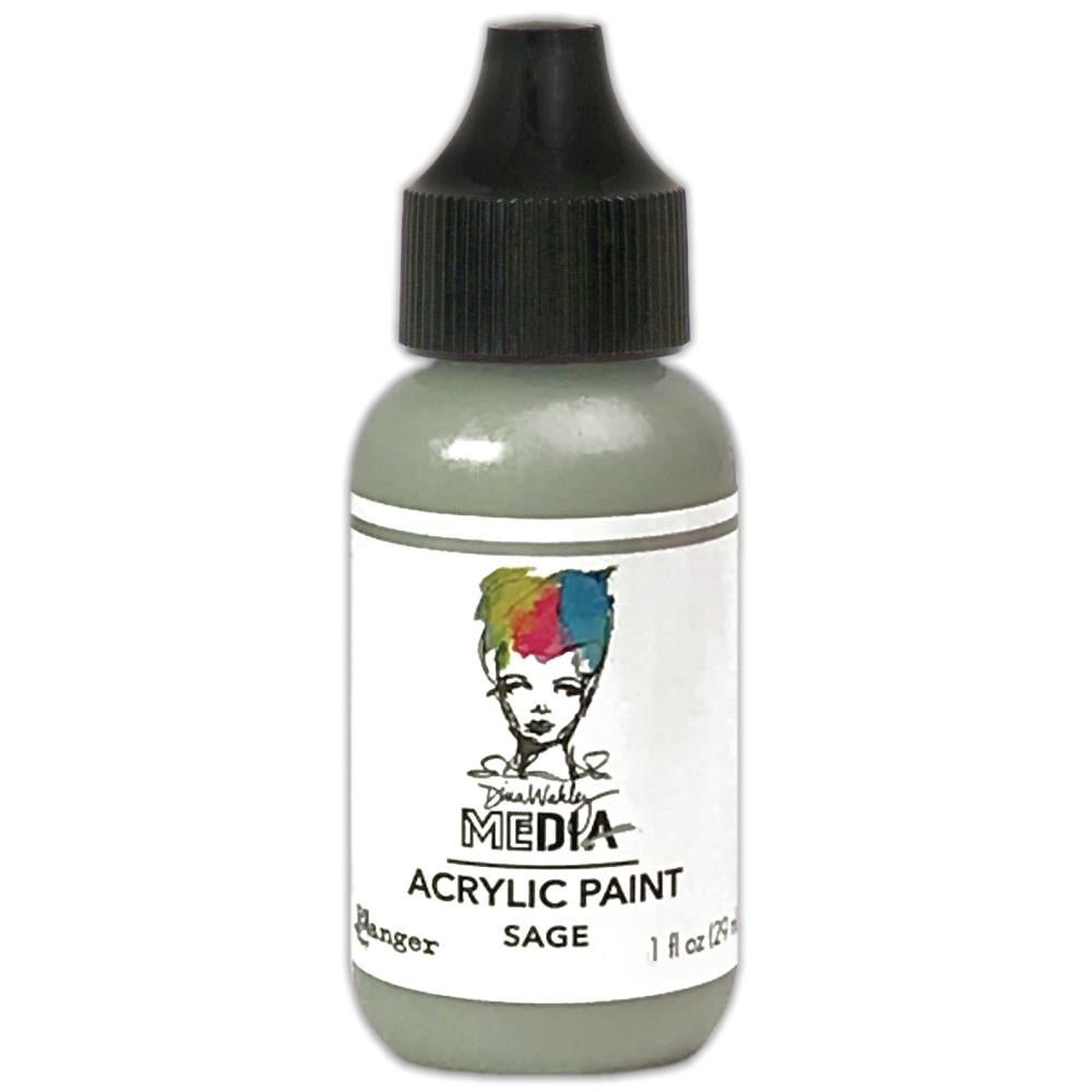 Dina Wakley Media Acrylic Paint - Sage - Crafty Divas