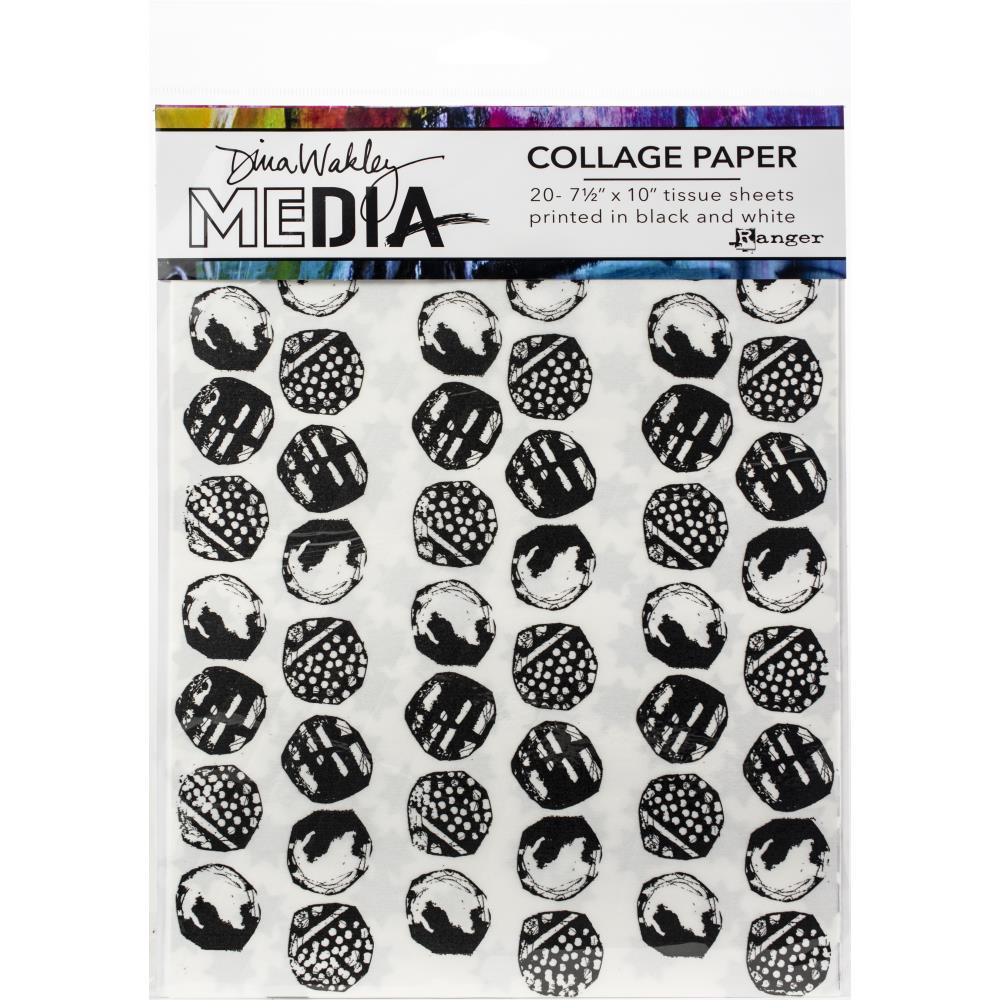 Dina Wakley Media Collage Tissue Paper - Backgrounds - Crafty Divas