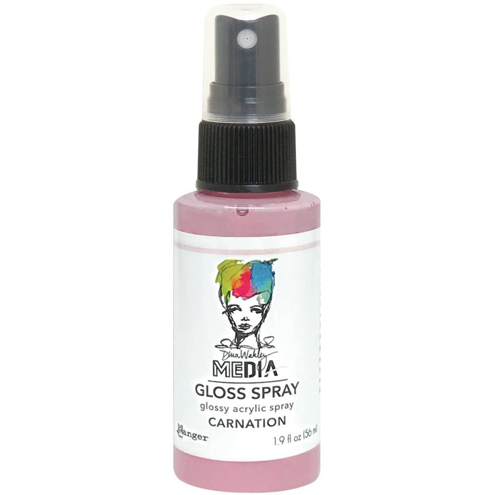 Dina Wakley Media Gloss Sprays - Carnation - Crafty Divas