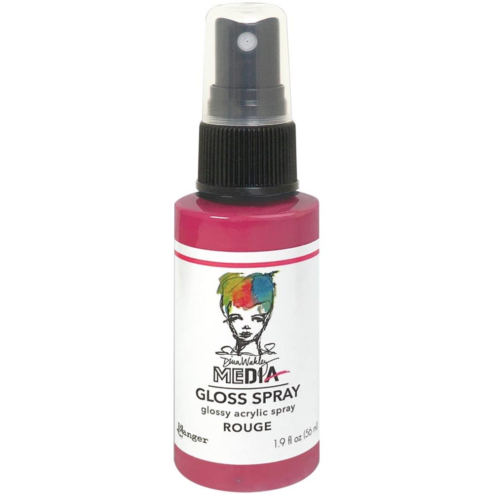 Dina Wakley Media Gloss Sprays - Rouge - Crafty Divas