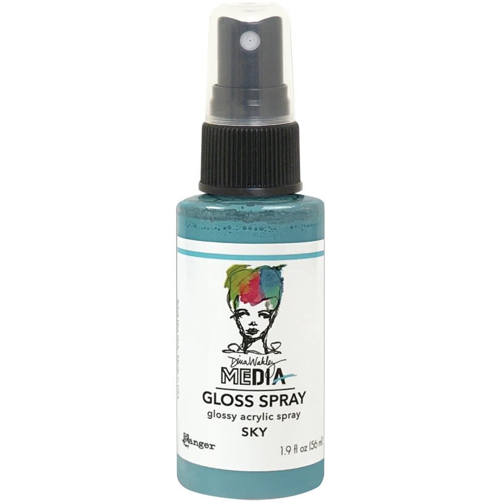 Dina Wakley Media Gloss Sprays - Sky - Crafty Divas