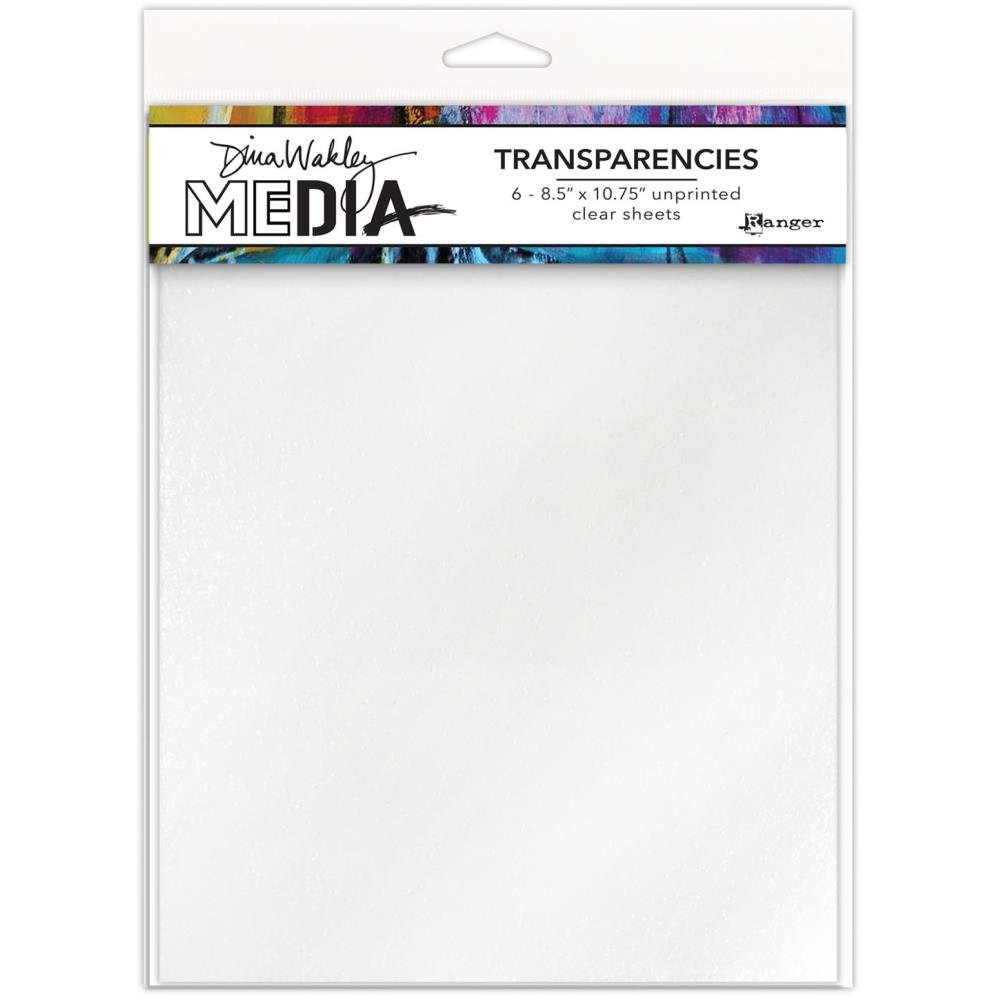 Dina Wakley Media Transparencies - Clear - Crafty Divas