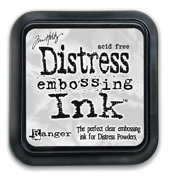 Distress Ink Pad - Clear Embossing Ink Pad - Crafty Divas