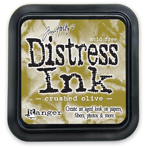 Distress Ink Pad - Crushed Olive - Crafty Divas