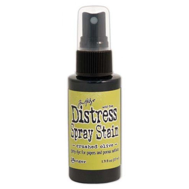 Distress Spray Stains Crushed Olive - Crafty Divas