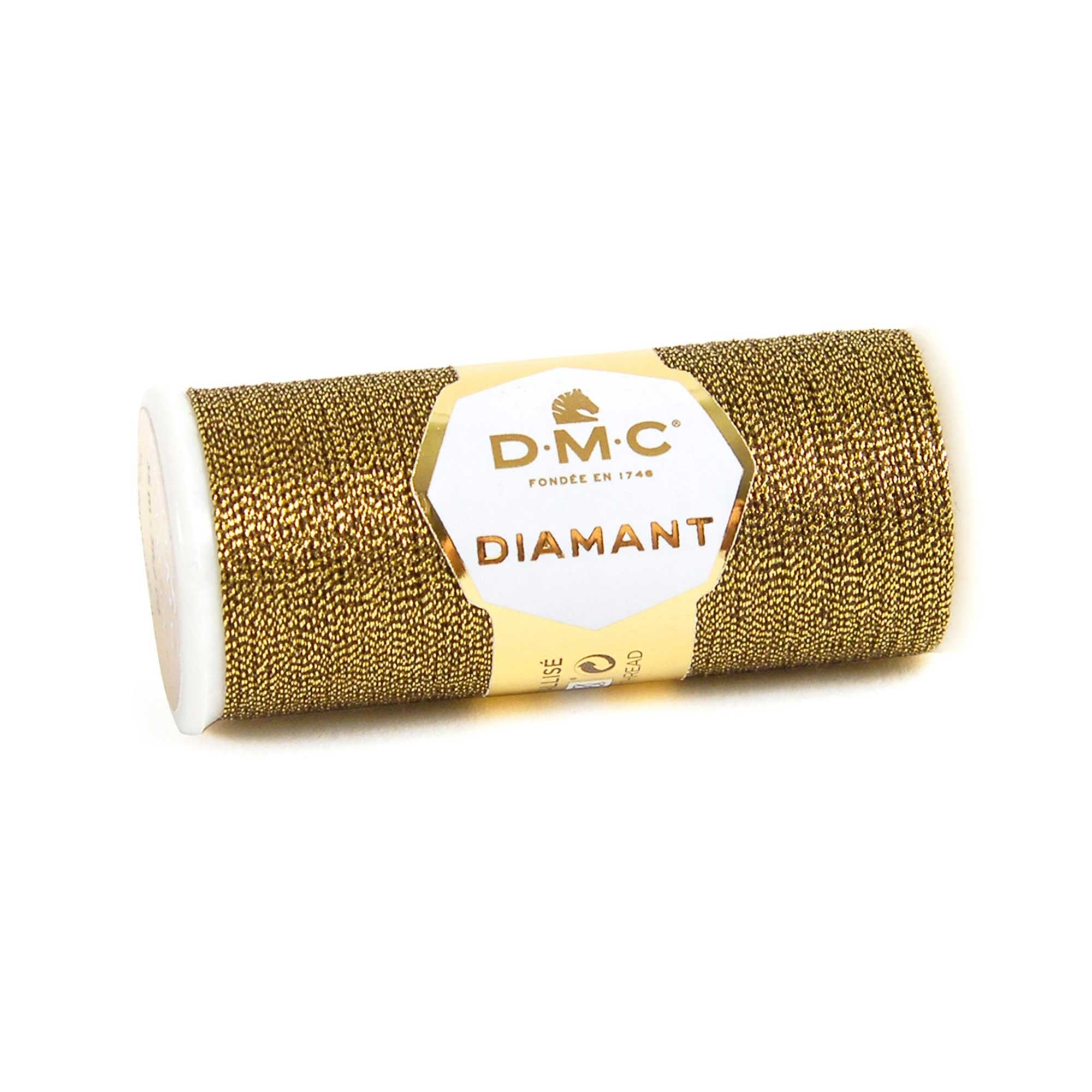 DMC Diamant Embroidery Thread 35m Spool - D3852 Old Gold - Crafty Divas