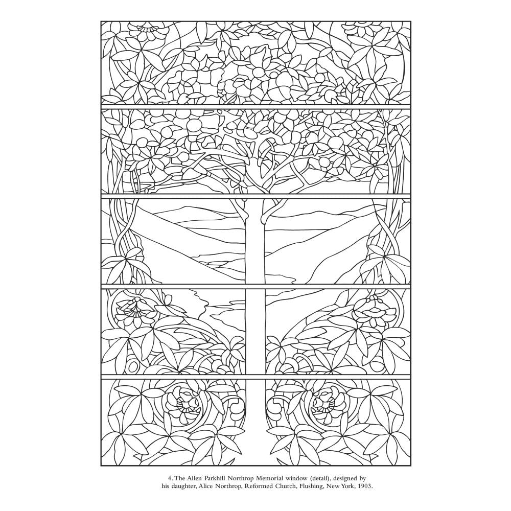 Dover Publications - Colour Your Own Tiffany Windows - Crafty Divas