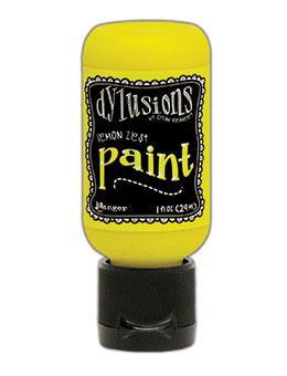 Dylusions Paint Flip Cap - Lemon Zest - Crafty Divas