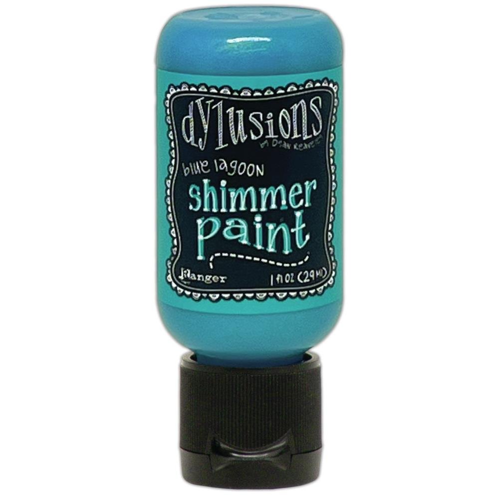 Dylusions Shimmer Paint - Blue Lagoon - Crafty Divas