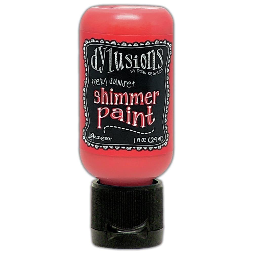 Dylusions Shimmer Paint - Fiery Sunset - Crafty Divas