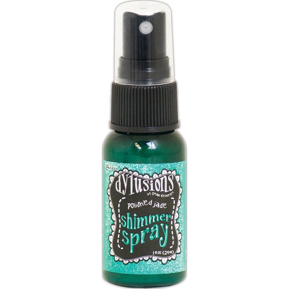 Dylusions Shimmer Sprays- Polished Jade - Crafty Divas
