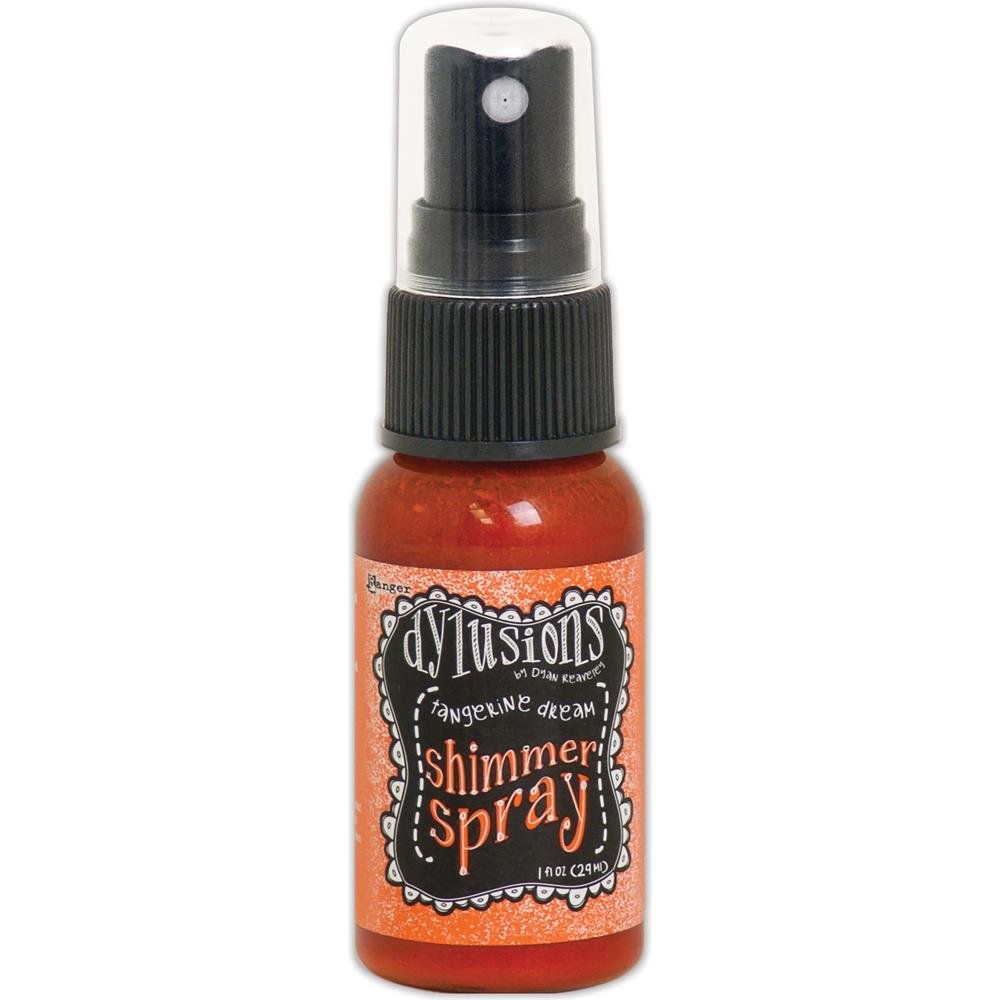 Dylusions Shimmer Sprays - Tangerine Dream - Crafty Divas