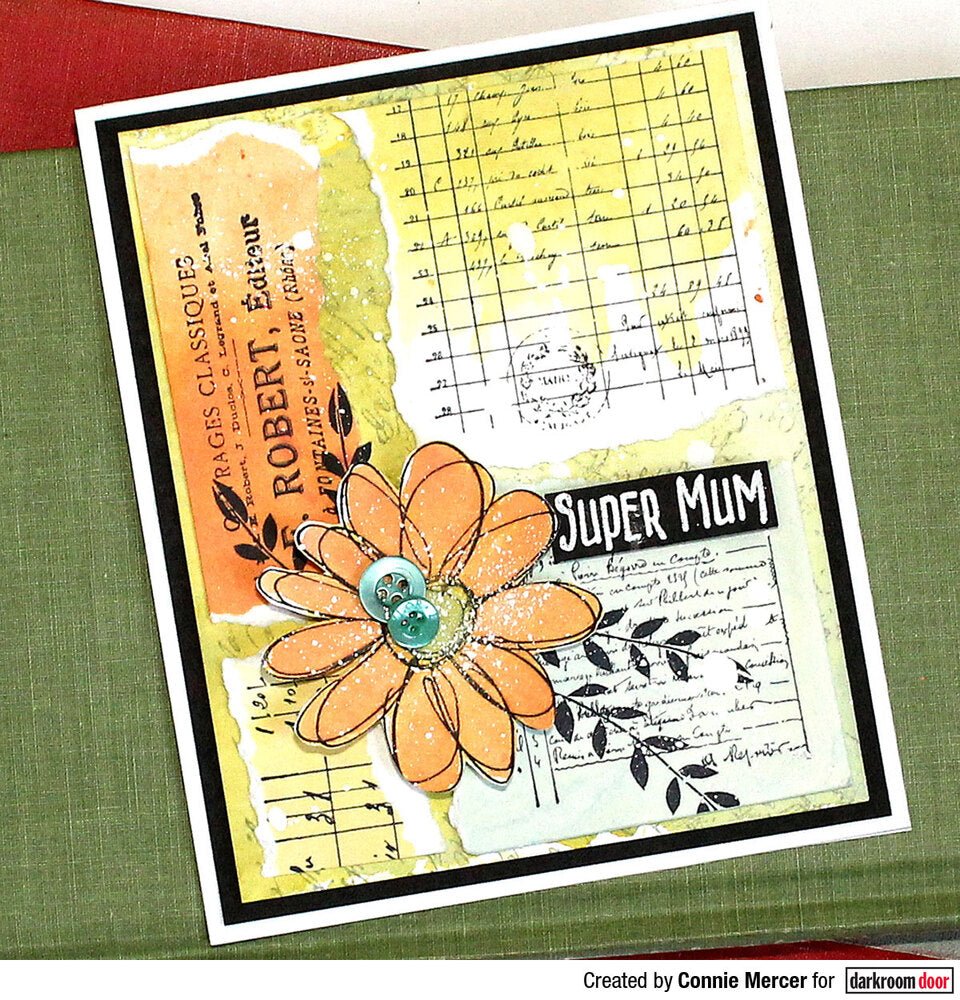 Eclectic Stamp - Scribble Daisy - Crafty Divas